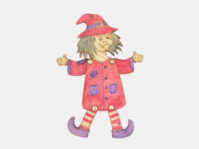 materiál na výrobu čarodějnice